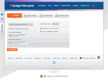 Tablet Screenshot of budgetmemphis.com